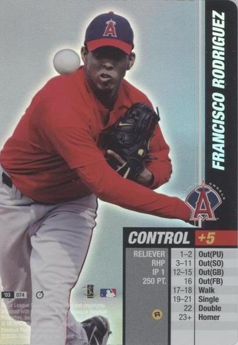 2003 MLB Showdown Trading Deadline - Francisco Rodriguez #074
