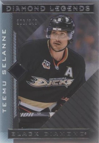 2021-22 Upper Deck Black Diamond - Teemu Selanne #BDL-TS