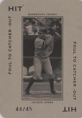 2005 Donruss Throwback Threads - Jacque Jones #PG-75