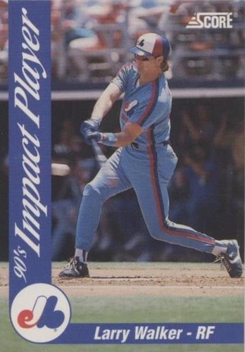 1992 Score - Larry Walker #29
