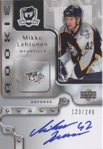 2006-07 Upper Deck The Cup - Mikko Lehtonen #100