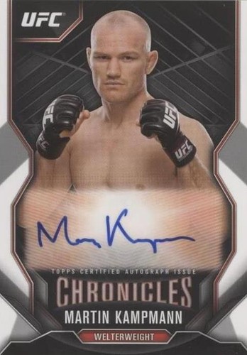 2015 Topps UFC Chronicles - Martin Kampmann #CA-MK
