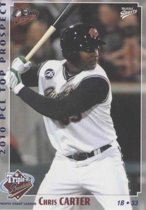 MultiAd Sports Pacific Coast League Top Prospects 2010 - Chris Carter #27