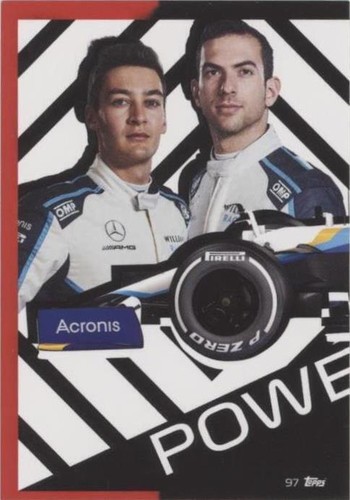 2021 Topps F1 Turbo Attax - George Russell Nicholas Latifi #97