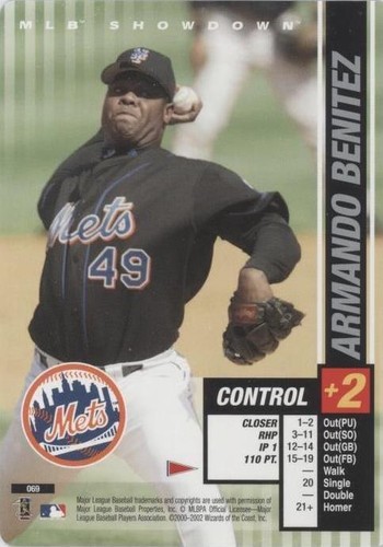 2002 MLB Showdown Pennant Run - Armando Benitez #069