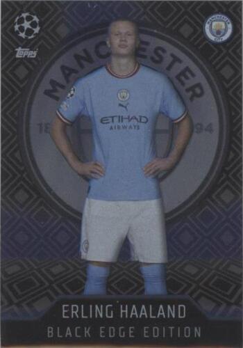 2022-23 Topps Match Attax UEFA ERLING HAALAND Black Edge 2022-23 Topps Match Attax UEFA ERLING HAALAND Black Edge