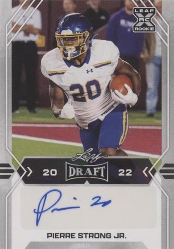 2022 Leaf Draft Pierre Strong Jr. #BA-PSJ