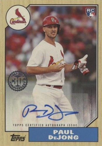 2017 Topps Update Series - Paul DeJong #87A-PD