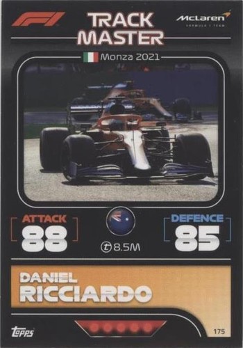 2022 Topps F1 Turbo Attax - Daniel Ricciardo #175