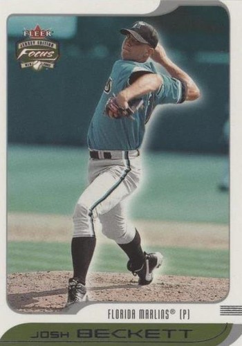 2002 Fleer Focus Jersey Edition - Josh Beckett #178