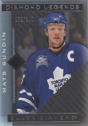 2021-22 Upper Deck Black Diamond - Mats Sundin #BDL-MS