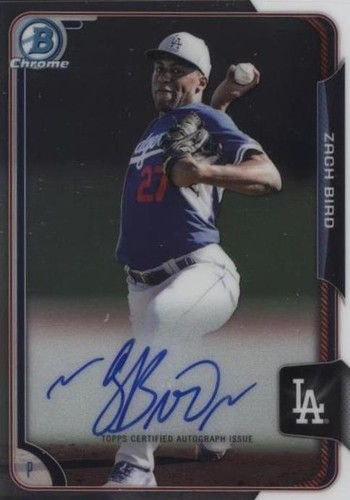 2015 Bowman Chrome - Zach Bird #BCAP-ZB