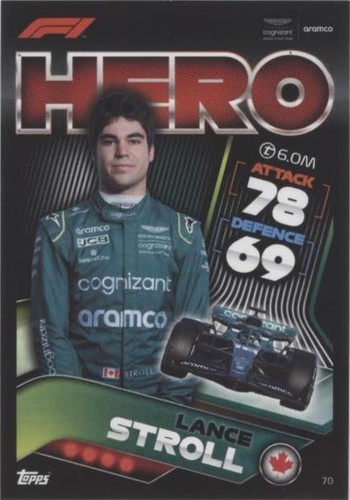 2022 Topps F1 Turbo Attax - Lance Stroll #70