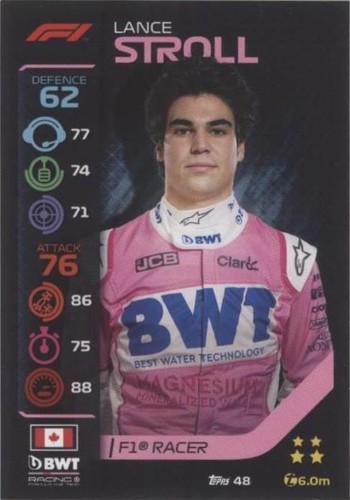 2020 Topps F1 Turbo Attax - Lance Stroll #48