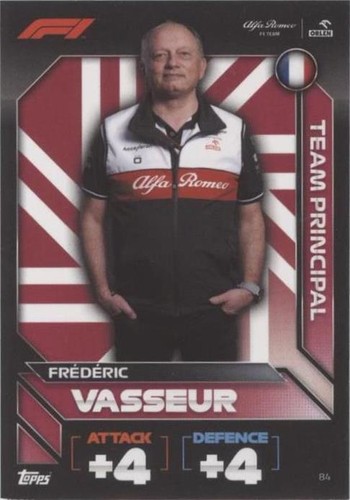 2022 Topps F1 Turbo Attax - Frederic Vasseur #84