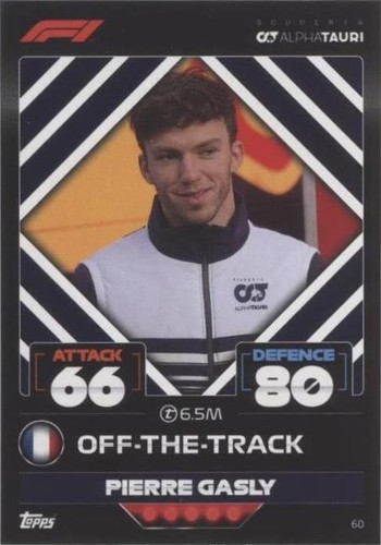 2022 Topps F1 Turbo Attax - Pierre Gasly #60