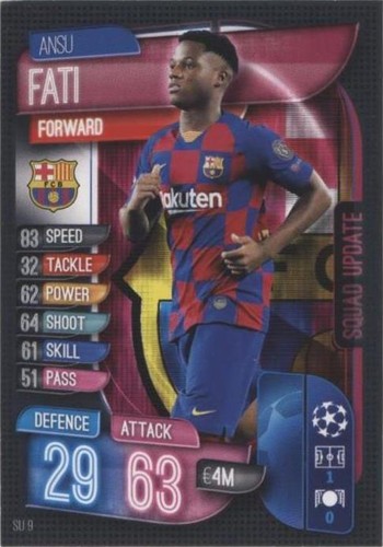 2019-20 Topps UCL Match Attax Extra Soccer Trading Cards