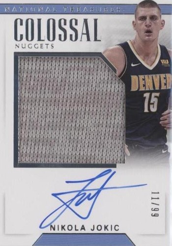 2017-18 Panini National Treasures - Nikola Jokić #CJA-NJK