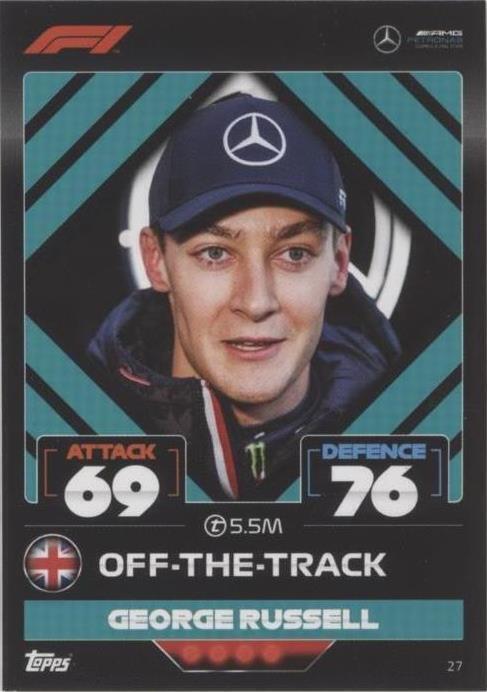 2022 Topps F1 Turbo Attax - George Russell #27