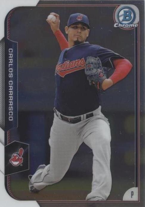 2015 Bowman Chrome - Carlos Carrasco #23