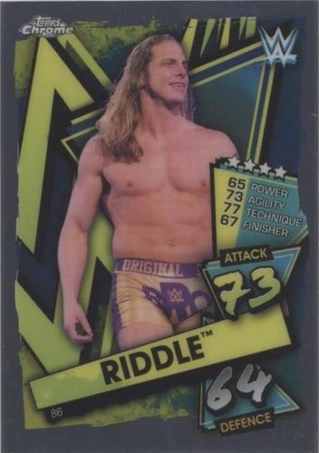 2021 Topps Chrome WWE Slam Attax - Matt Riddle #86