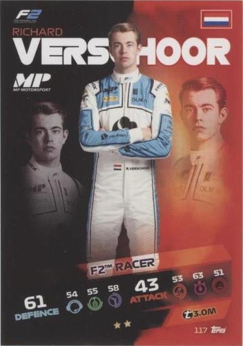 2021 Topps F1 Turbo Attax - Richard Verschoor #117