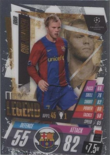 Eidur Gudjohnsen Signed Auto Barcelona Soccer Futbol