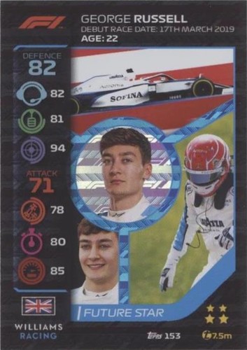 2020 Topps F1 Turbo Attax - George Russell #153