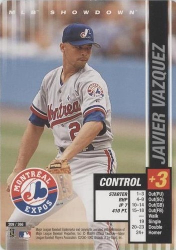 2002 MLB Showdown - Javier Vazquez #209