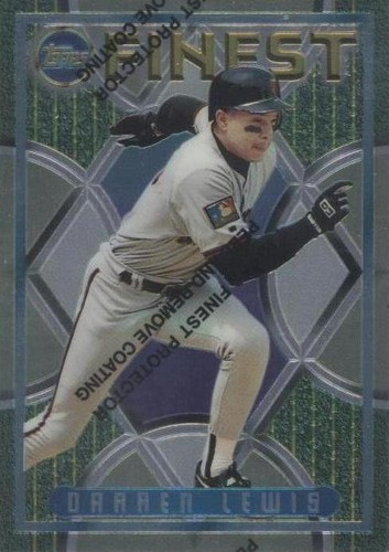 1995 Topps Finest - Darren Lewis #157
