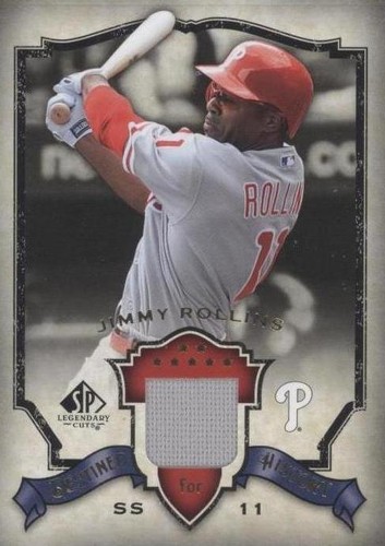 2008 SP Legendary Cuts - Jimmy Rollins #DH-JR