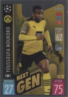 2021-22 Topps Chrome Match Attax UCL Youssoufa Moukoko #171