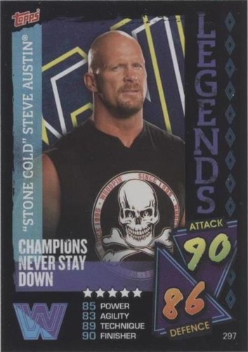 2021 Topps WWE Slam Attax - Steve Austin #297