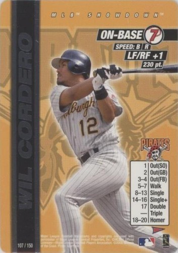 2000 MLB Showdown Pennant Run - Wil Cordero #107