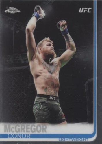 Conor McGregor 2019 Topps Chrome UFC X-Fractor Refractor