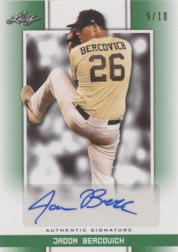 2019 Leaf Perfect Game National Showcase - Jadon Bercovich #BA-JB6