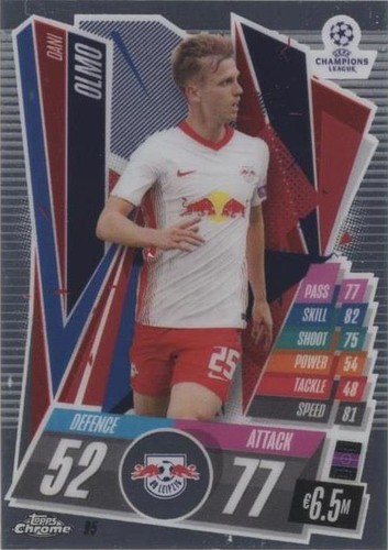 2020-21 Topps Chrome Match Attax UCL Blue Refractor /150