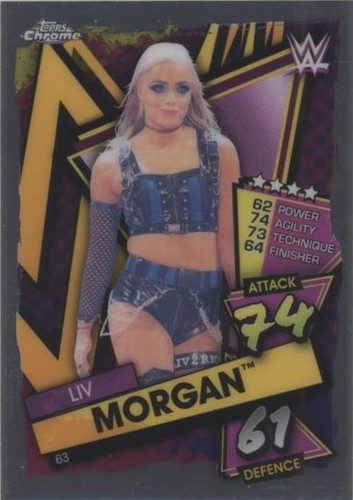 2021 Topps Chrome WWE Slam Attax - Liv Morgan #63