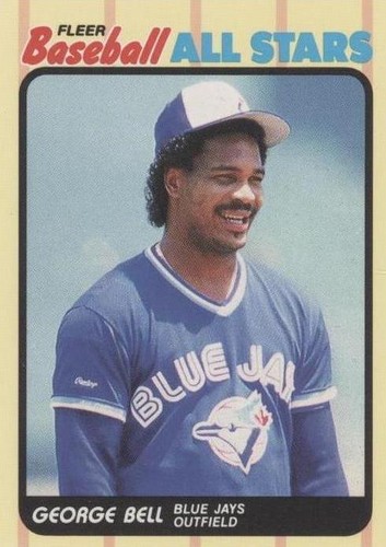 1989 Fleer Baseball All Stars - George Bell #2