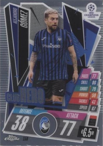 2020-21 Topps Chrome Match Attax UCL Papu Gomez #130