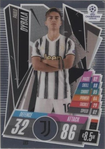 Paulo Dybala Man Of The Match Signature Style Card Topps