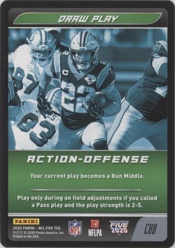 2020 Panini NFL Five TCG Christian McCaffrey #C88