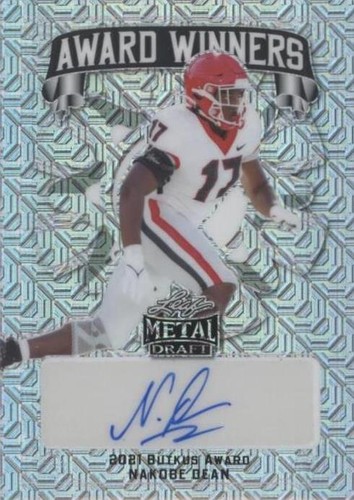 2022 Leaf Metal Draft Nakobe Dean #AW-ND1