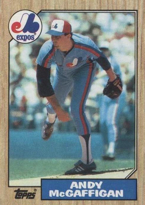 1987 Topps - Andy McGaffigan #742
