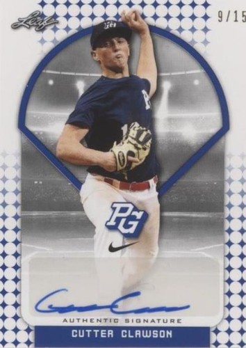 2018 Leaf Perfect Game National Showcase - Cutter Clawson #BA-CC4