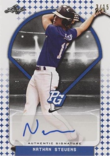 2018 Leaf Perfect Game National Showcase - Nathan Stevens #BA-NS1