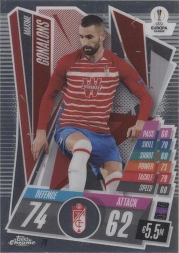 2020-21 Topps Chrome Match Attax UCL Maxime Gonalons #78