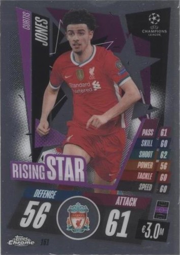 2020-21 Topps Chrome Match Attax UCL Curtis Jones #151