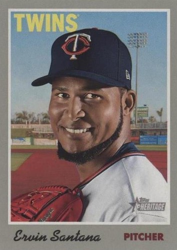 2019 Topps Heritage - Ervin Santana #336