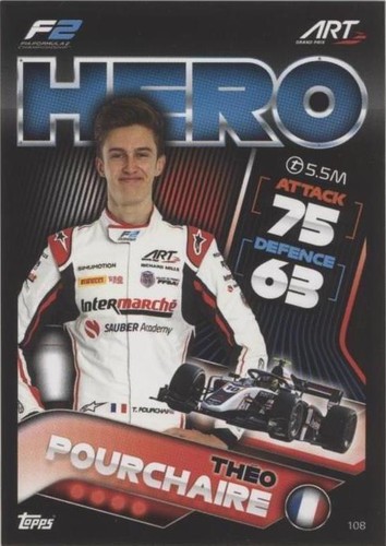 2022 Topps F1 Turbo Attax - Theo Pourchaire #108